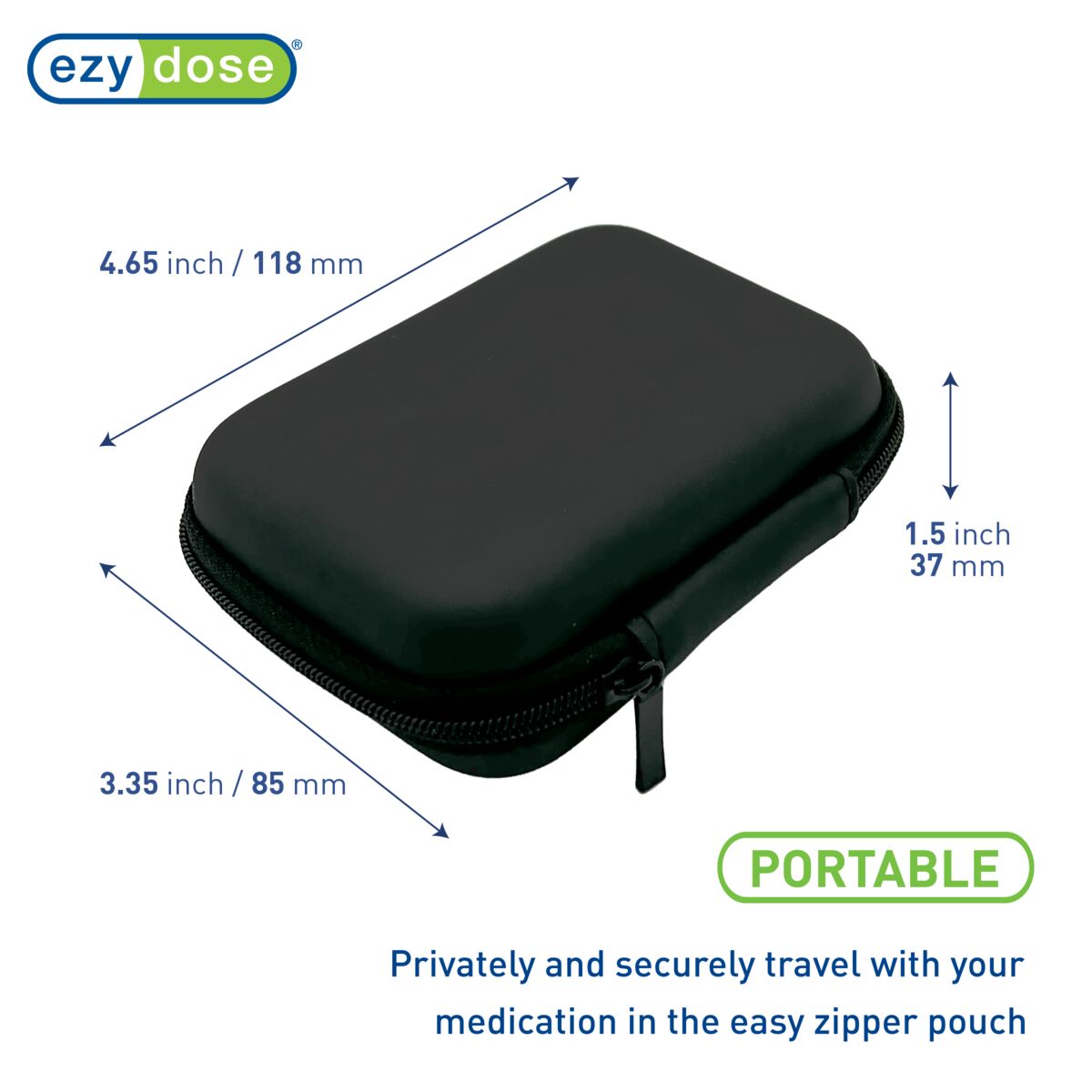 Ezy Dose® Hard-Sided Pocket Pharmacy Pill Case