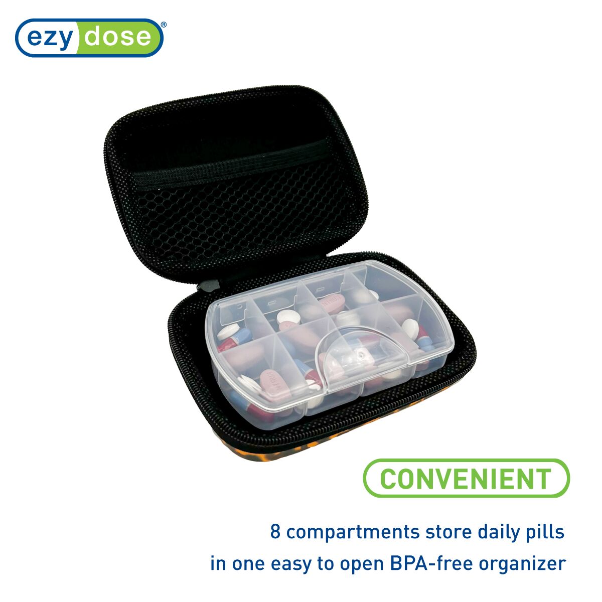 Ezy Dose® Hard-Sided Pocket Pharmacy Pill Case