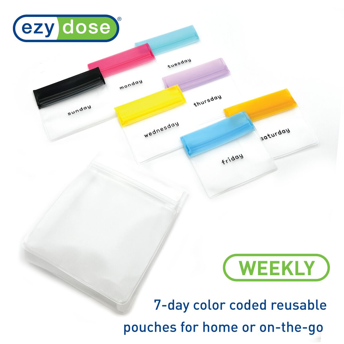 Ezy Dose® Reusable Pill Pouch Set