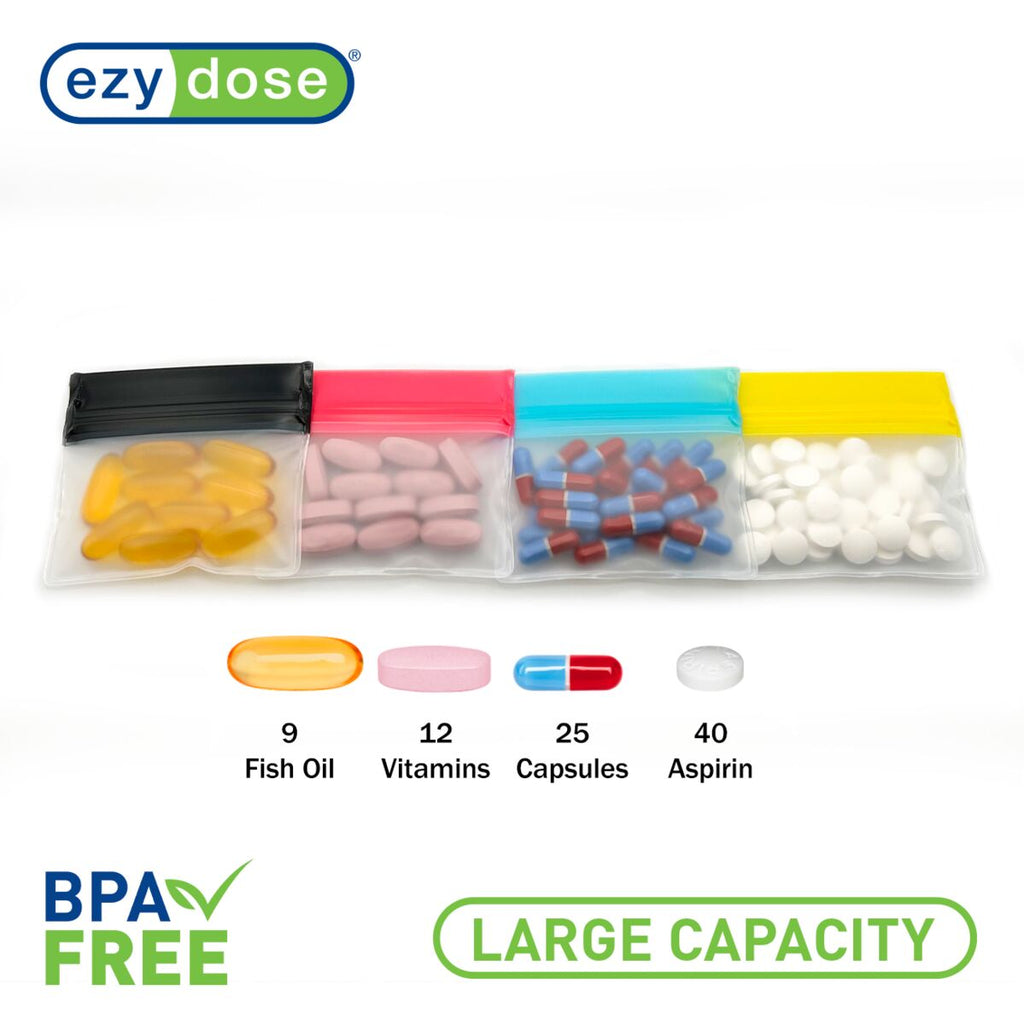 Ezy Dose® Reusable Pill Pouch Set