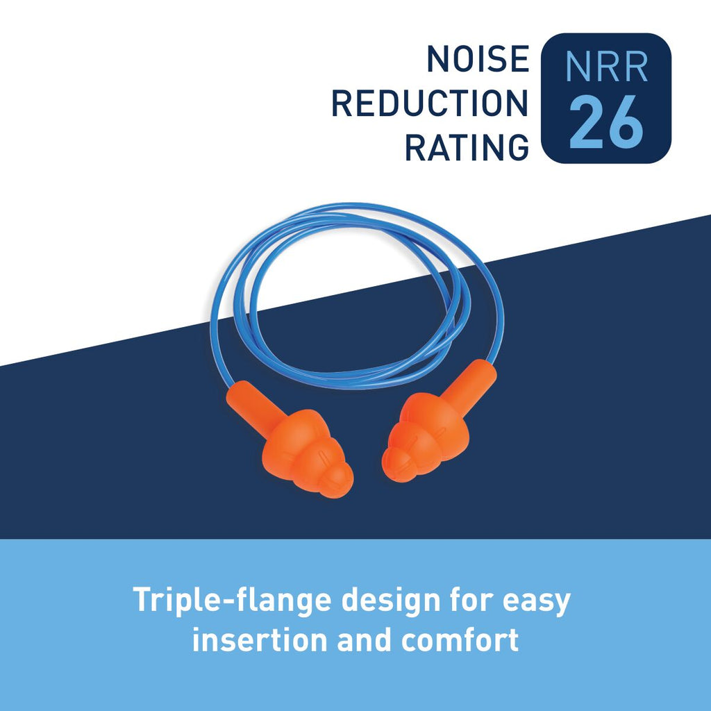 Flents® PROTECHS™ Reusable Corded Ear Plugs for Sleep (10 or 25 Pair)