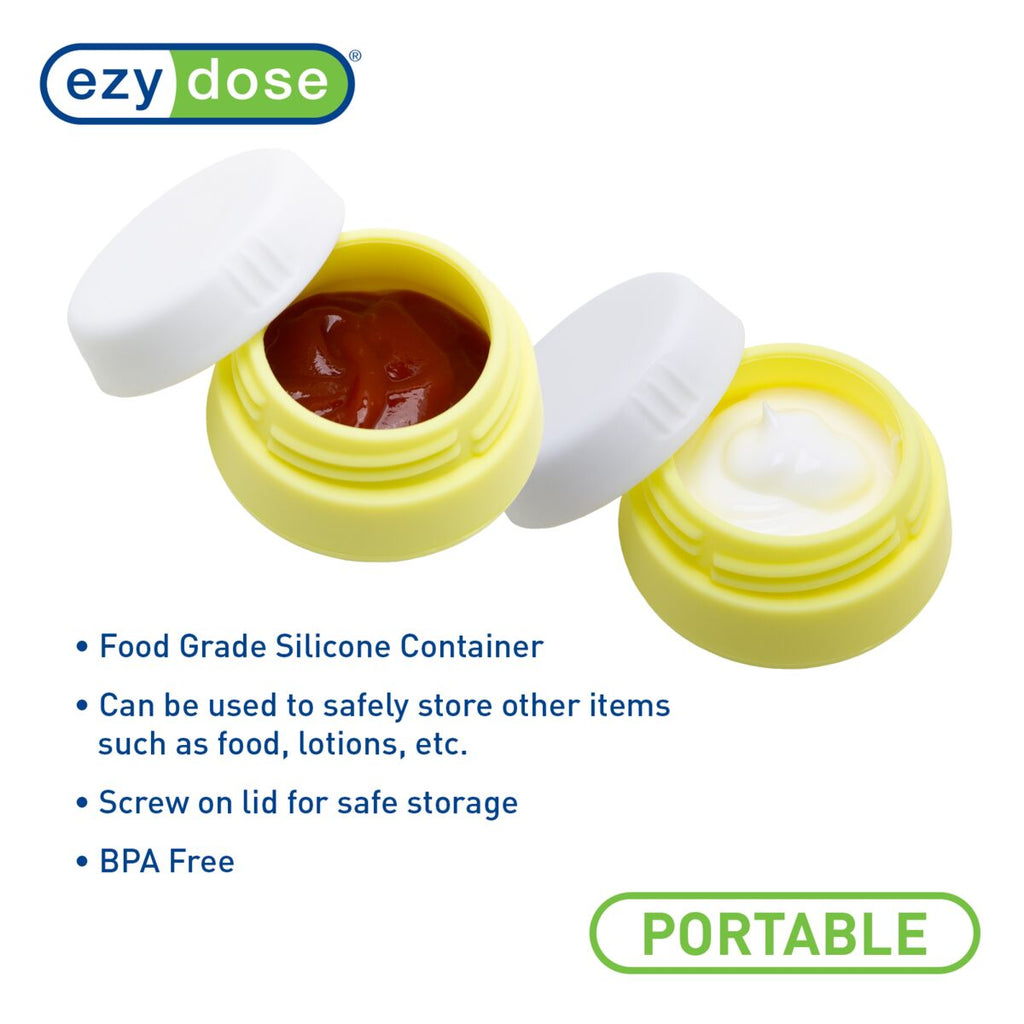 Ezy Dose® Silicone Jars (3 Pack)