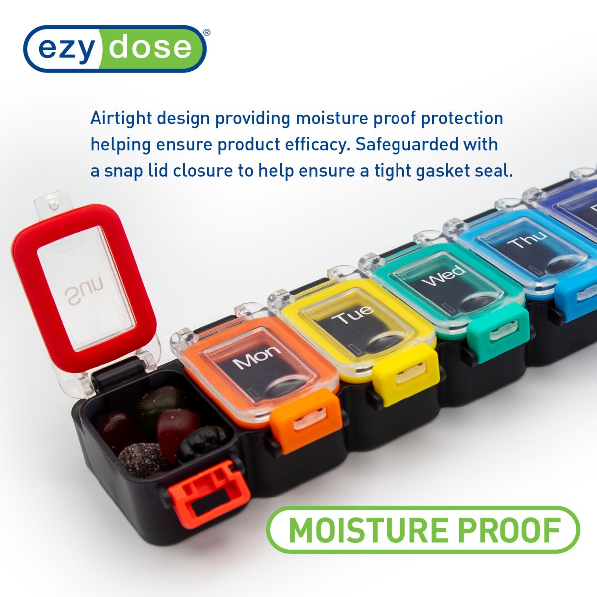 Ezy Dose® Weekly Waterproof Pill Organizer