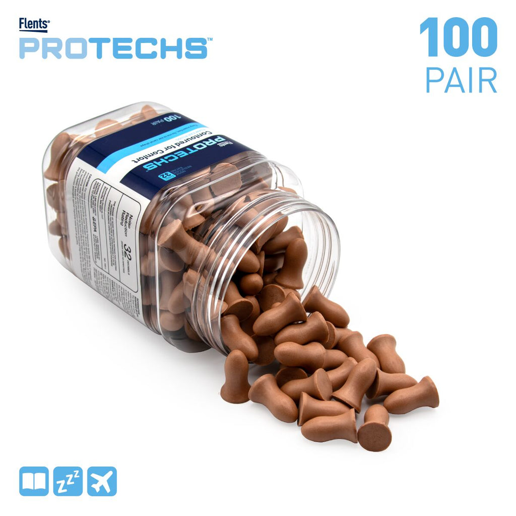 Flents® PROTECHS™ Contoured for Comfort Ear Plugs