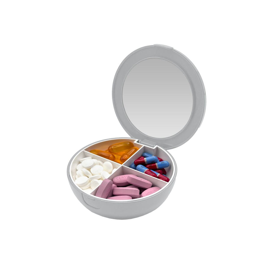 Ezy Dose® Travel Pill Organizer with Mirror