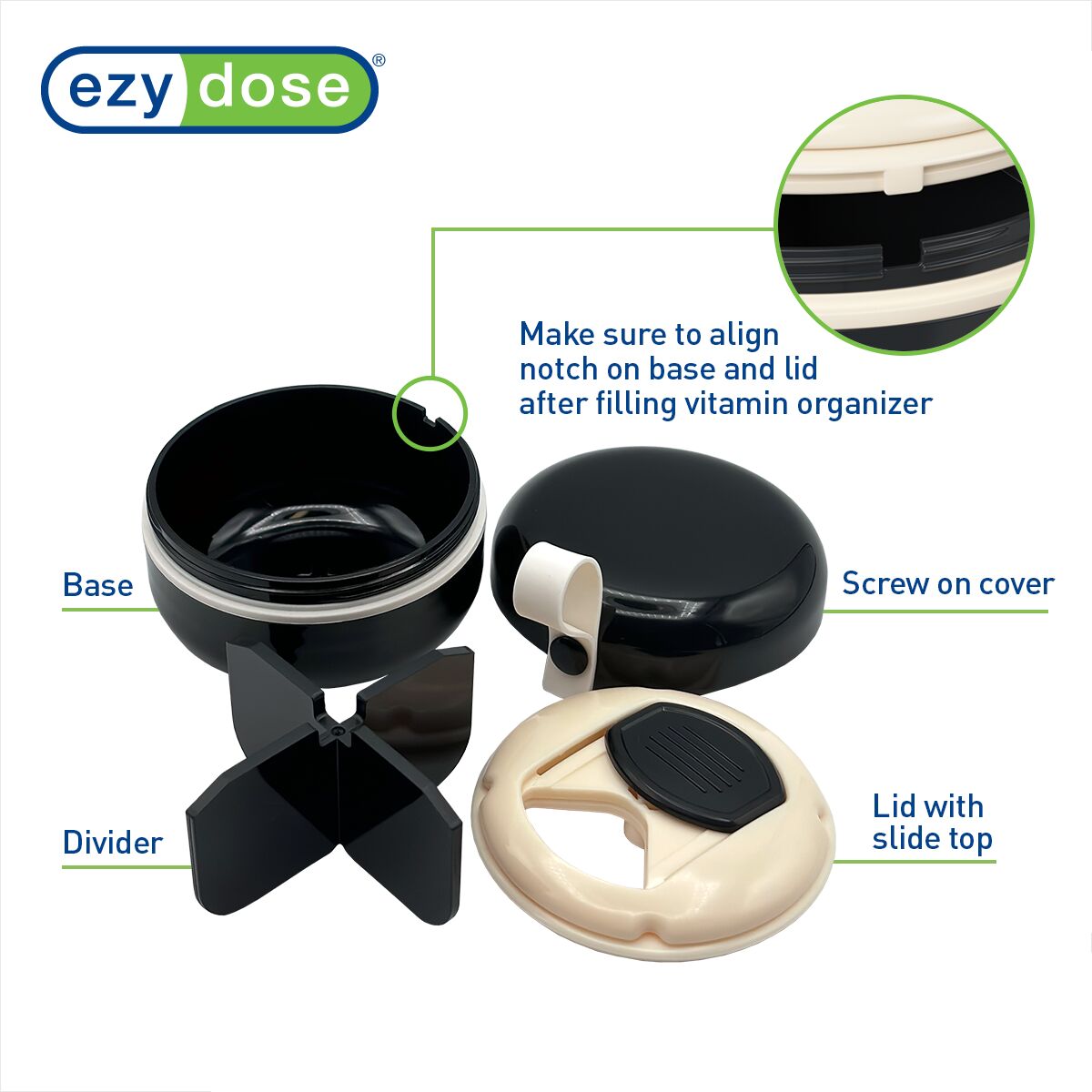 Ezy Dose® Mini Vitamin Organizer