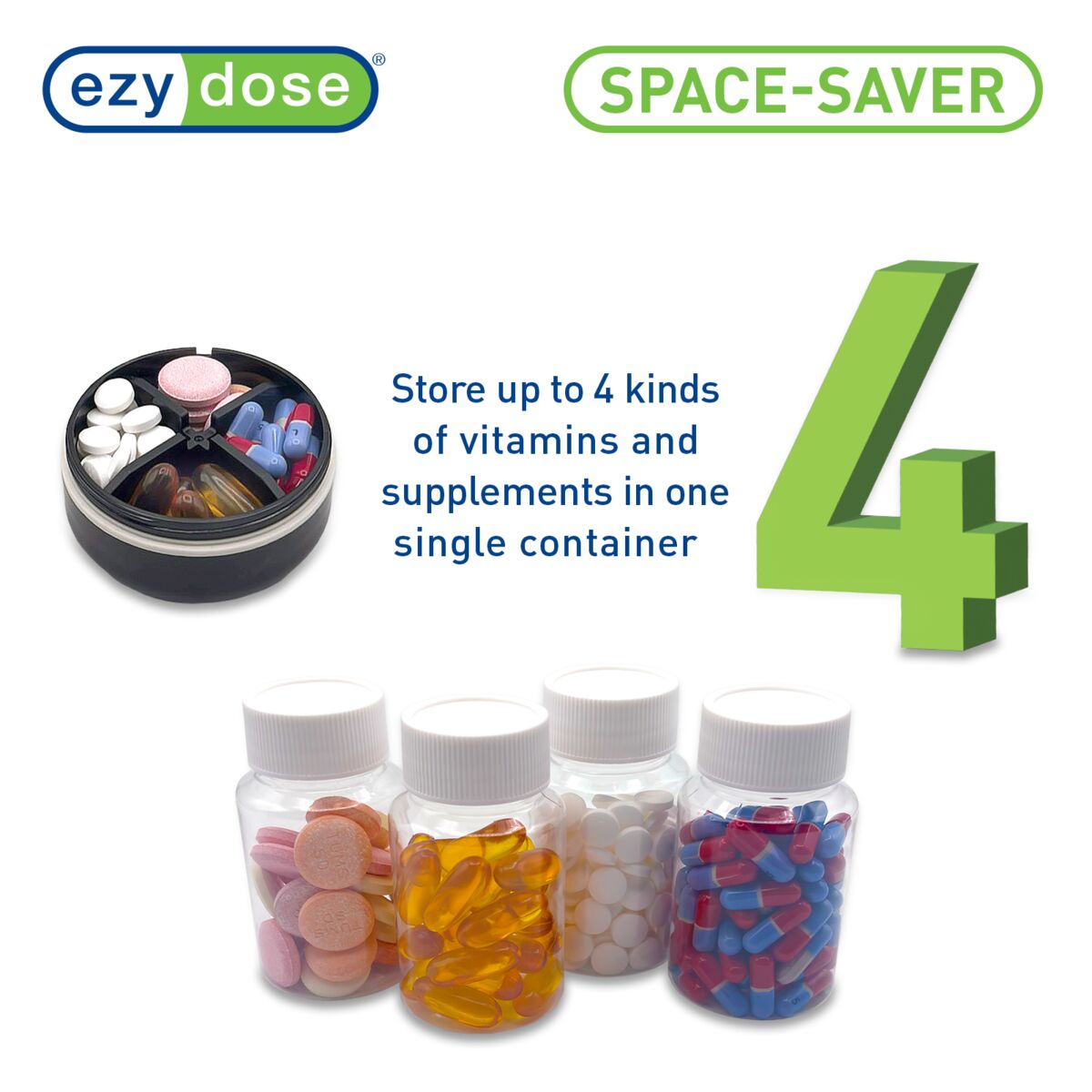 Ezy Dose® Mini Vitamin Organizer