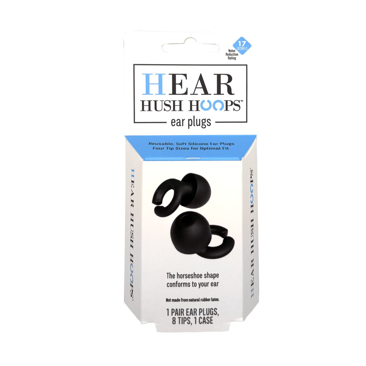 Hear Hush Hoops Ear Plugs  for concerts, festivals, studying, and staying in the moment