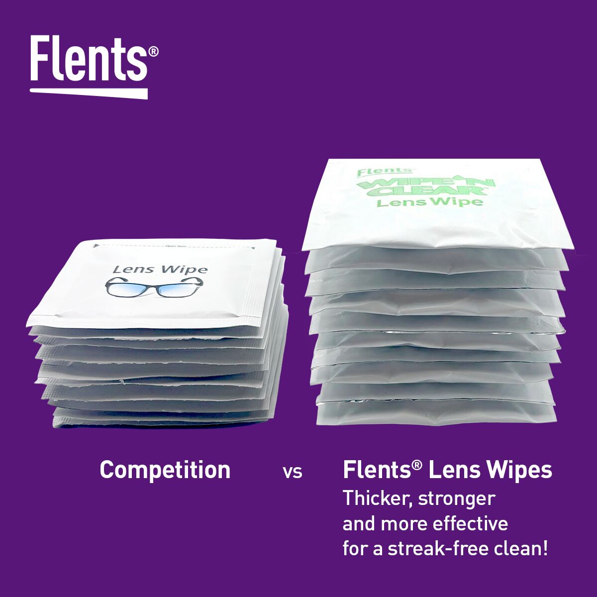 Flents® Wipe 'n Clear® Lens Wipes (20 Count)