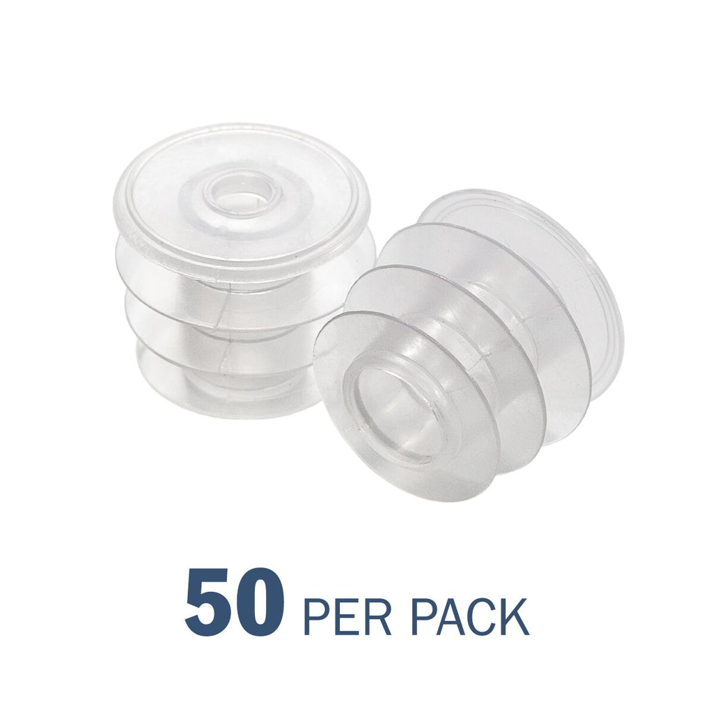 Apothecary Products 28 mm Oral Syringe Adapter Plugs (Pack of 50)