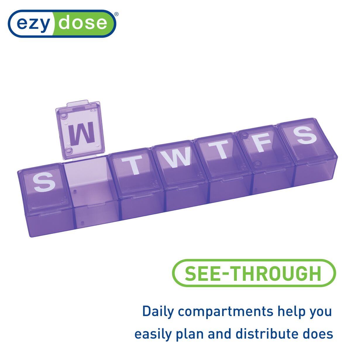 Ezy Dose® Weekly Classic Pill Organizer (X-Large)