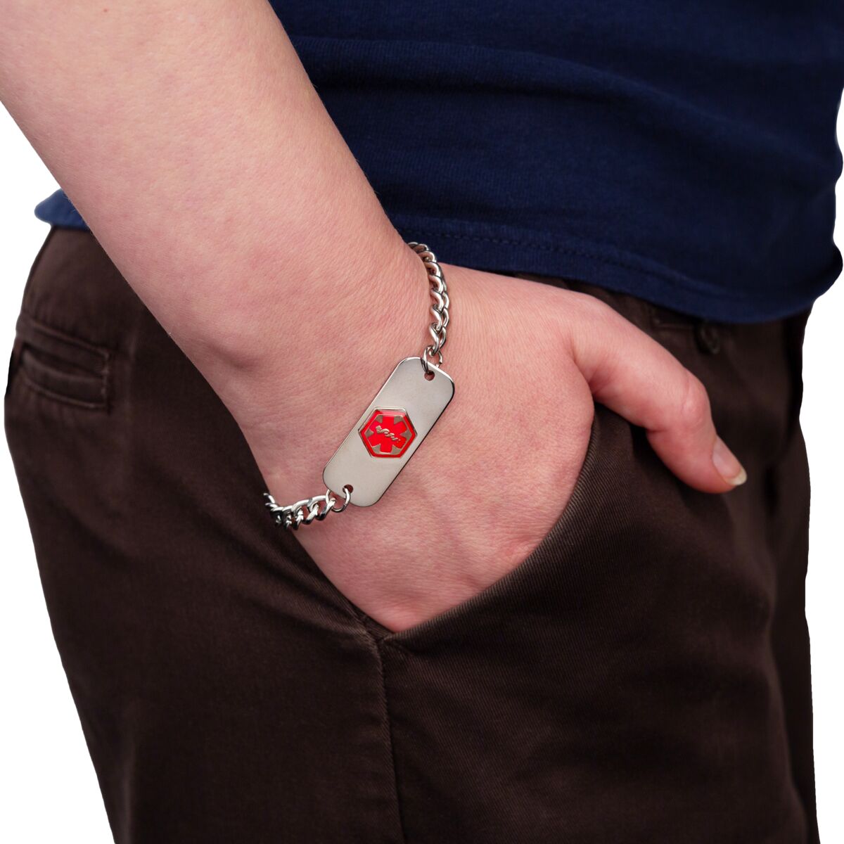 Apothecary Products Blank Medical Alert Bracelet
