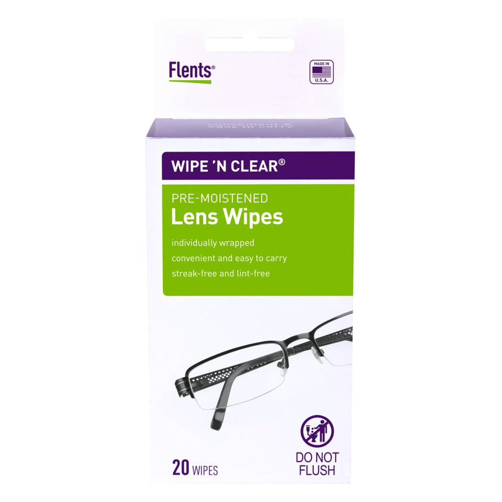 Flents® Wipe 'n Clear® Lens Wipes (20 Count)