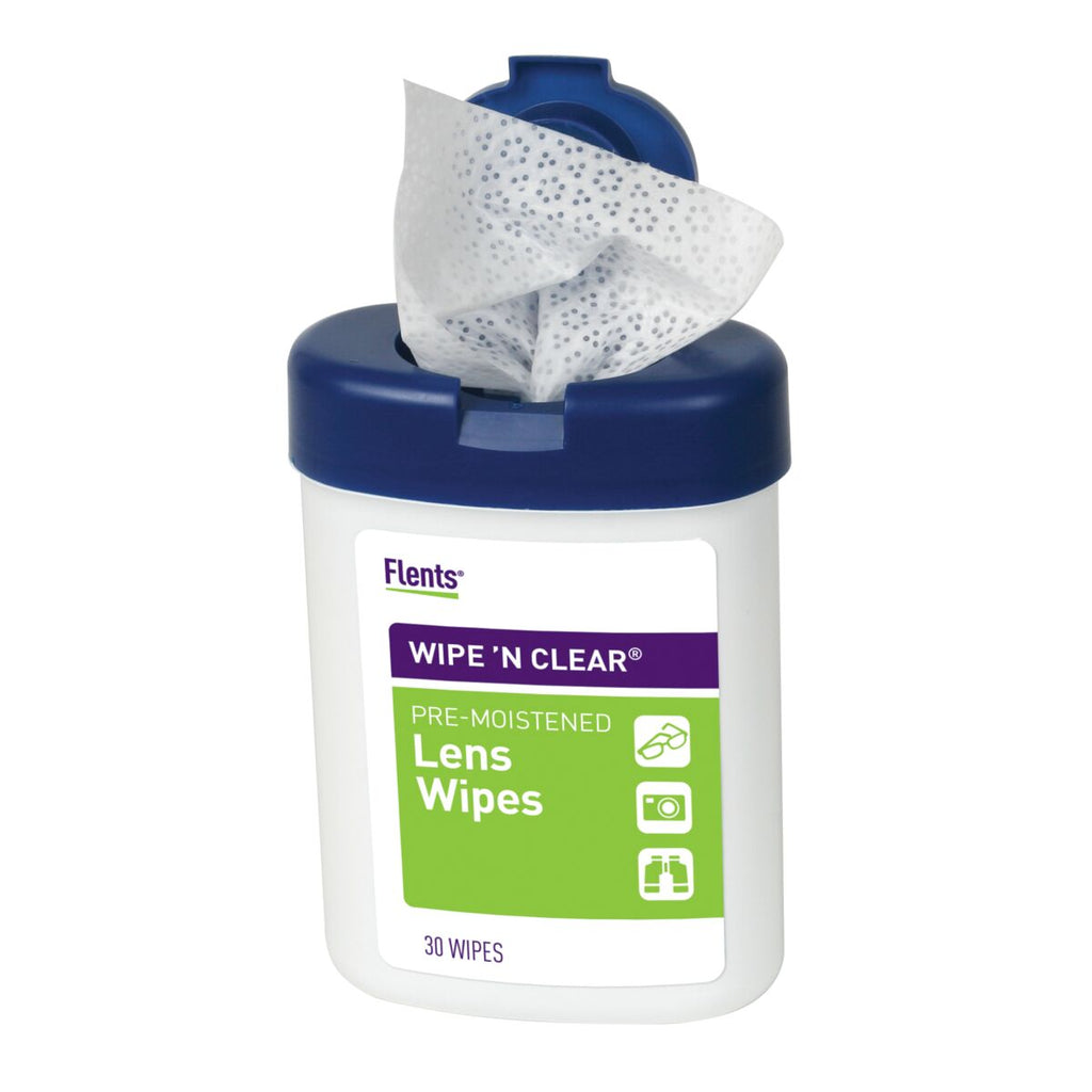 Flents® Wipe 'n Clear® Lens Wipe Canister (30 Count)
