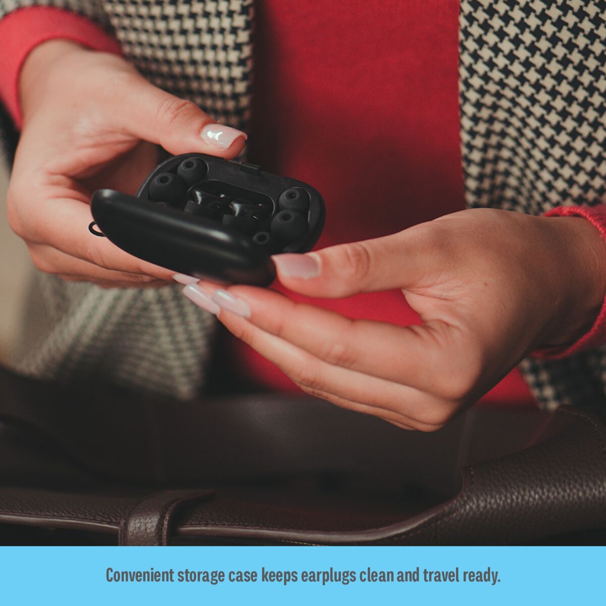 Hear Hush Hoops | Convenient Storage Case Keeps Earplugs Clean & Travel Ready