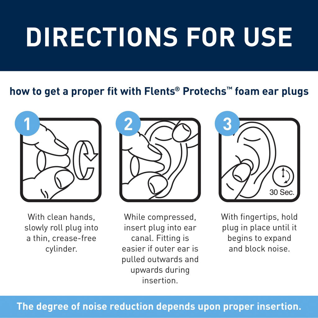 Flents® PROTECHS™ Quiet Please® Foam Ear Plugs