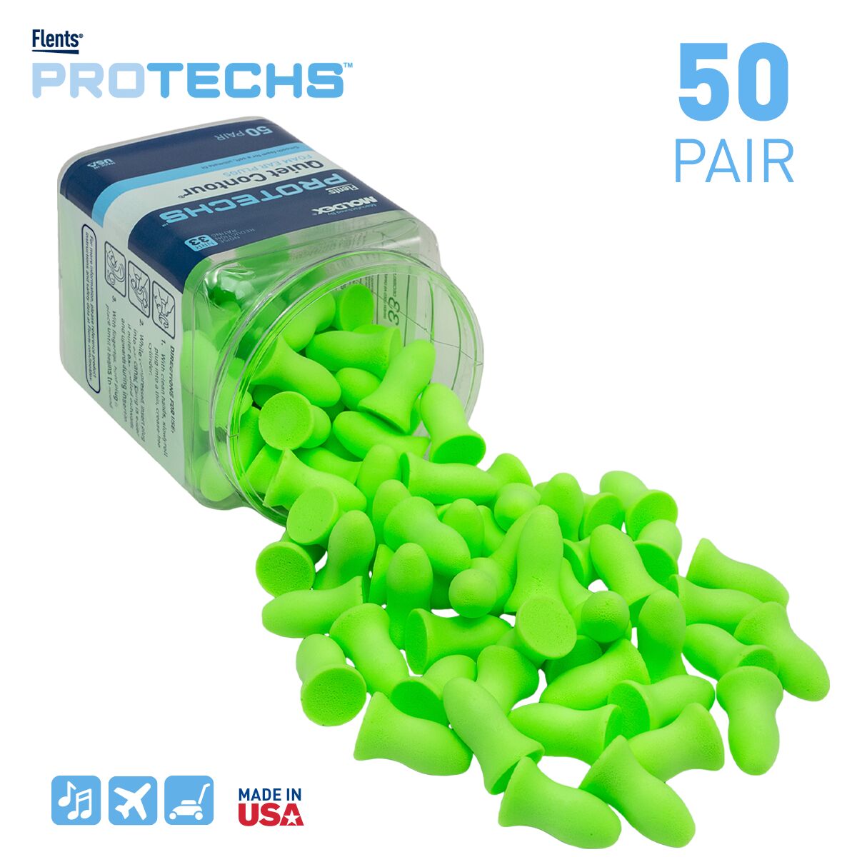 Flents® PROTECHS™ Quiet Contour® Ear Plugs