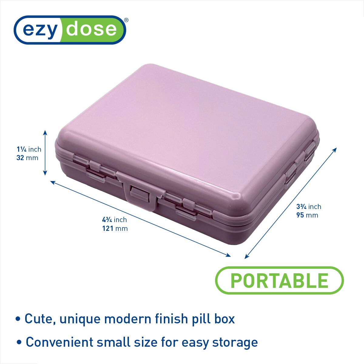Ezy Dose® Foldable Travel Pill Organizer