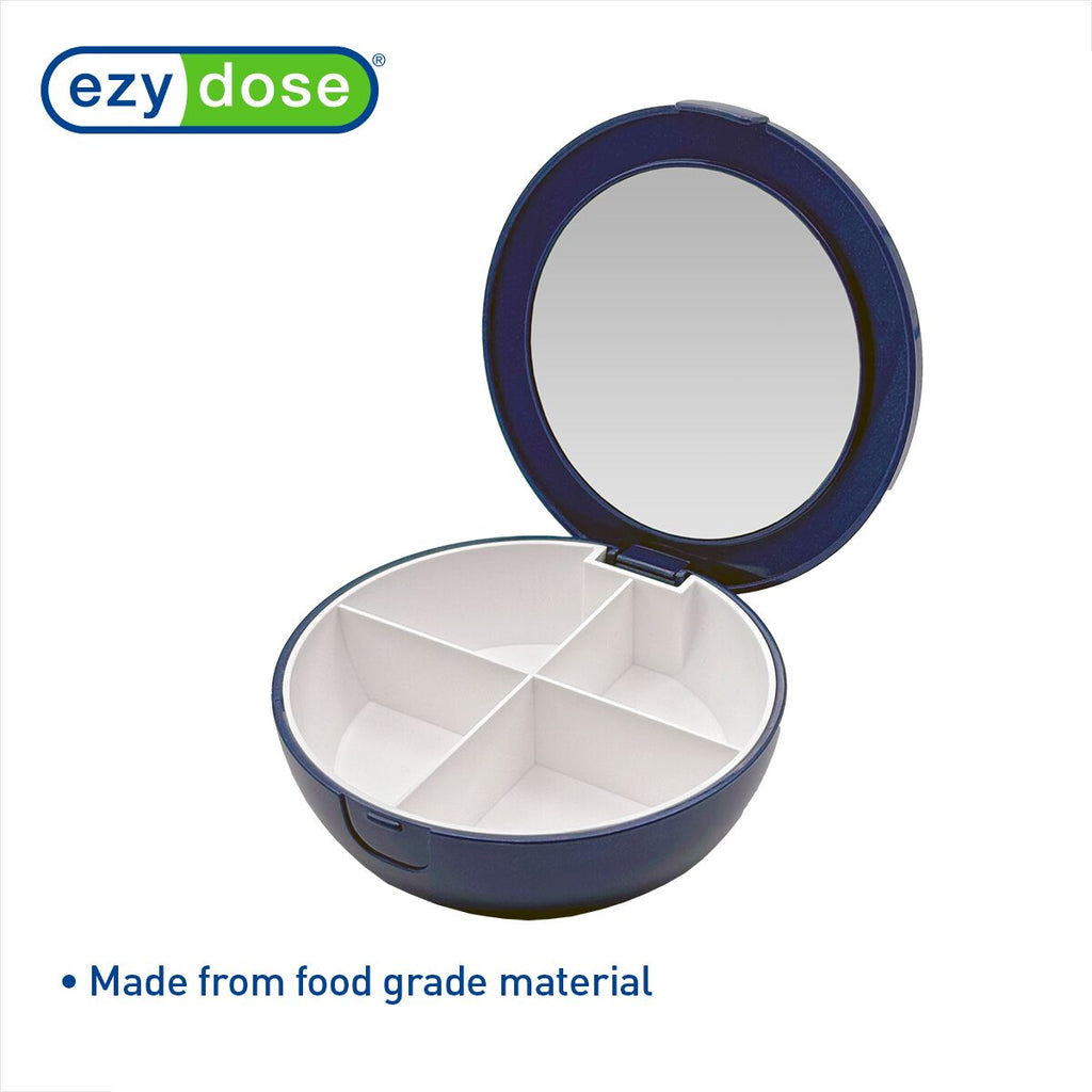 Ezy Dose® Travel Pill Organizer with Mirror