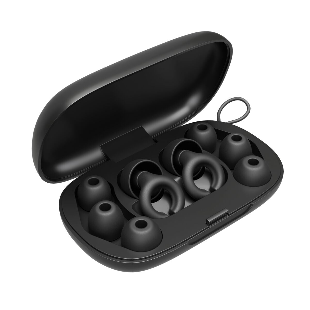 Hear Hush Hoops Open Travel Case For Ease Of Use