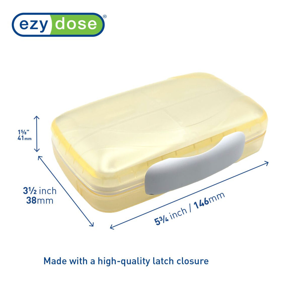 Ezy Dose at Apothecary Products - Medication management made with a high-quality latch closure to secure pills, medication, vitamins and more. 