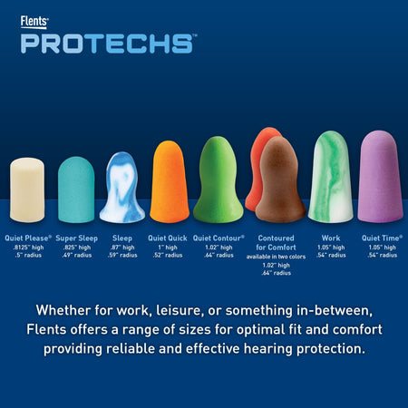 Ear Plugs for every occasion | hearing protection - Whether for work, leisure, or something in between, Flents offers a range of sizes for optimal fit and comfort providing reliable and effective hearing protection. | Apothecary Brands