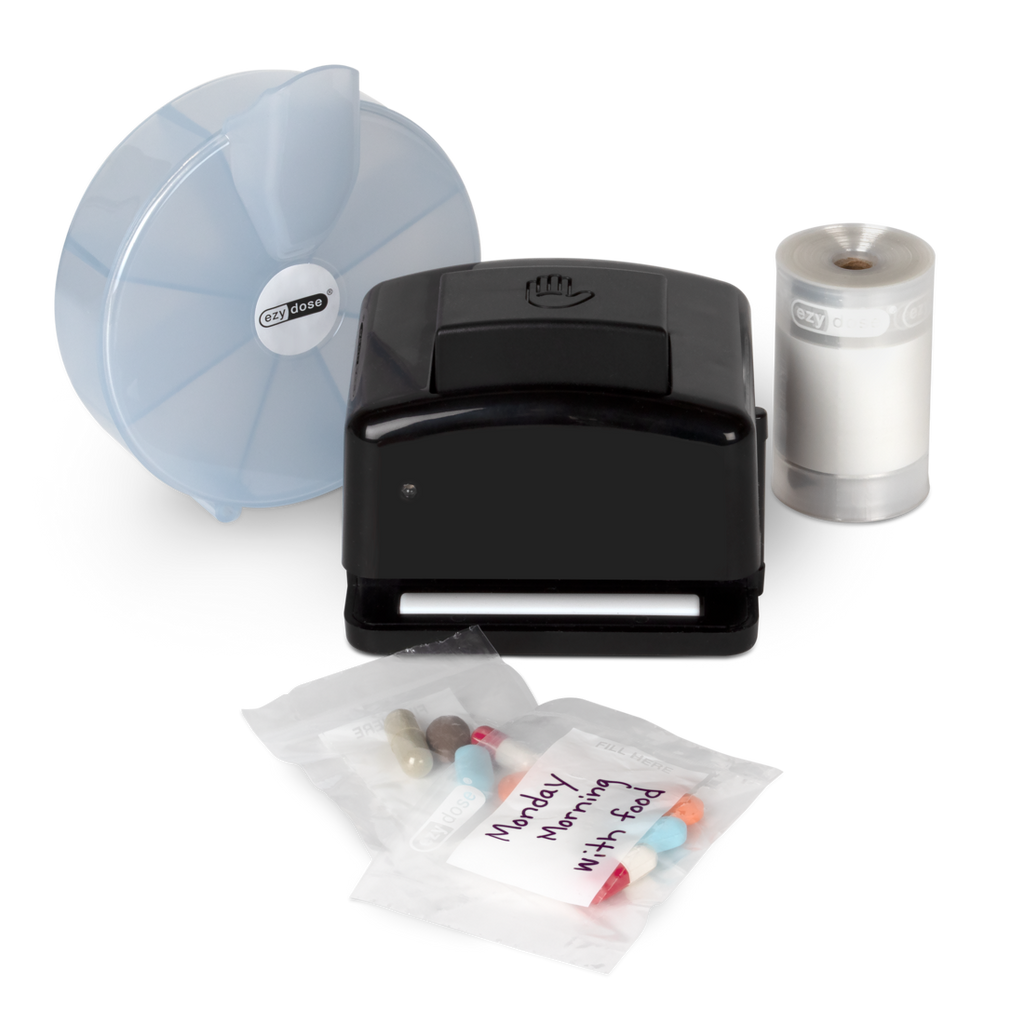 Ezy Dose® Pill & Vitamin Packing System box contents