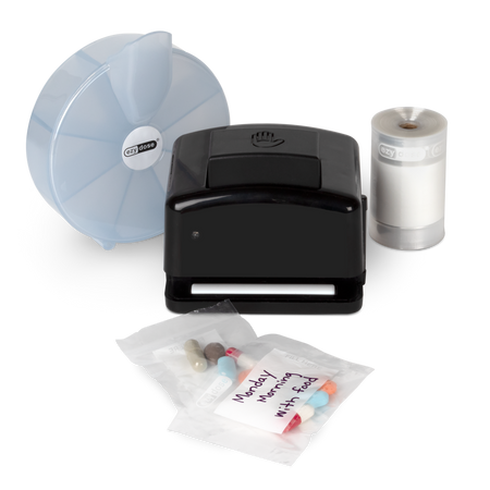 Ezy Dose® Pill & Vitamin Packing System box contents