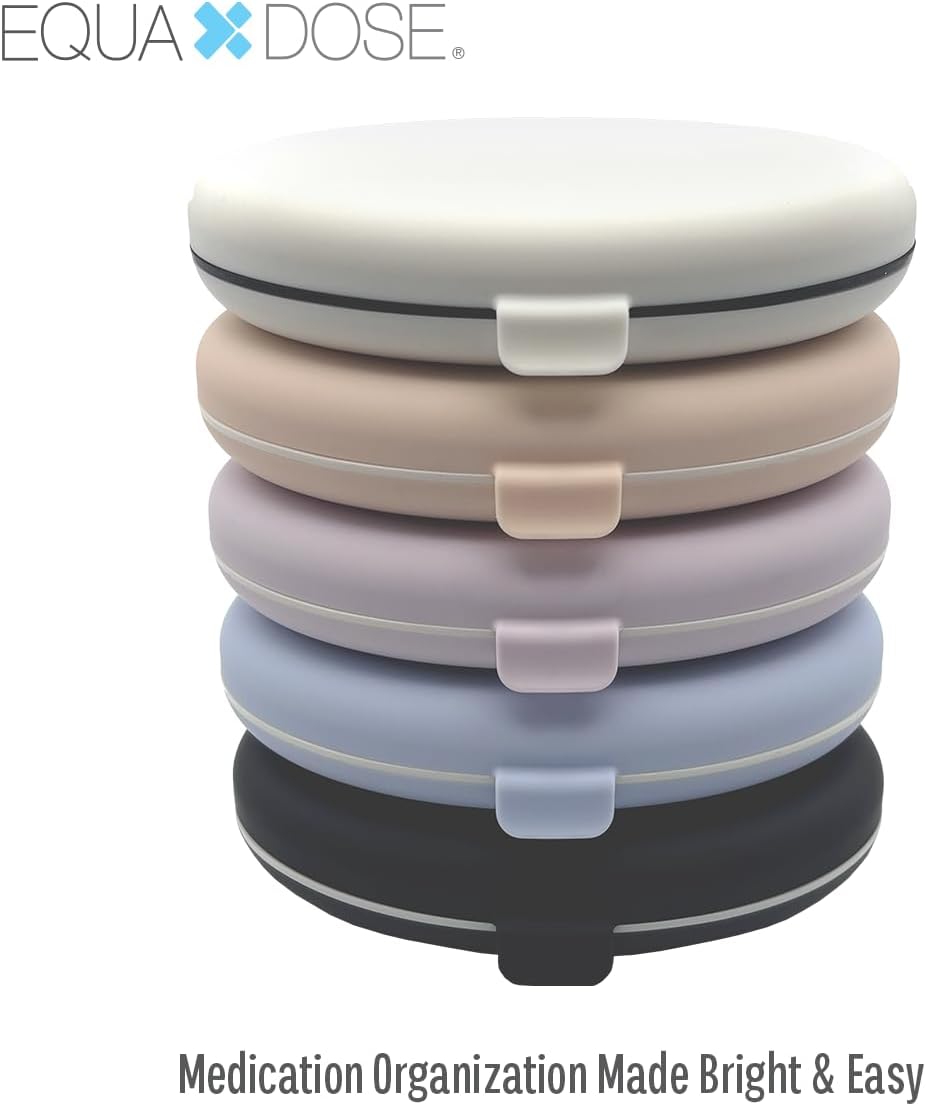 Equadose® Mirrored Oval Pocket Pill Case