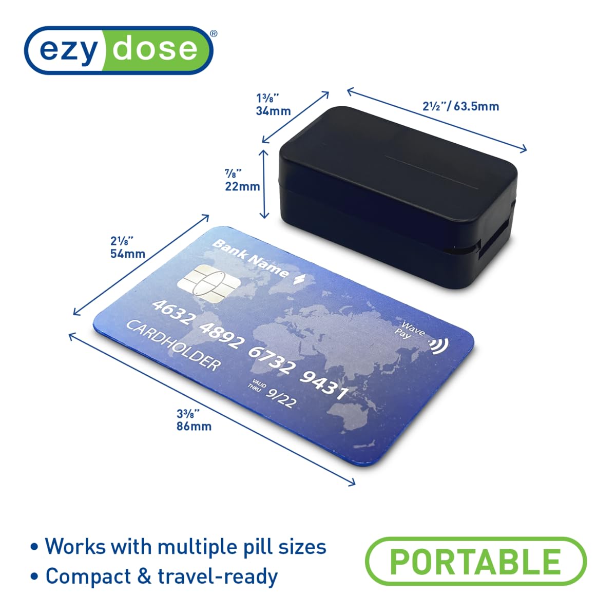 Ezy Dose® Portable Pill Cutter