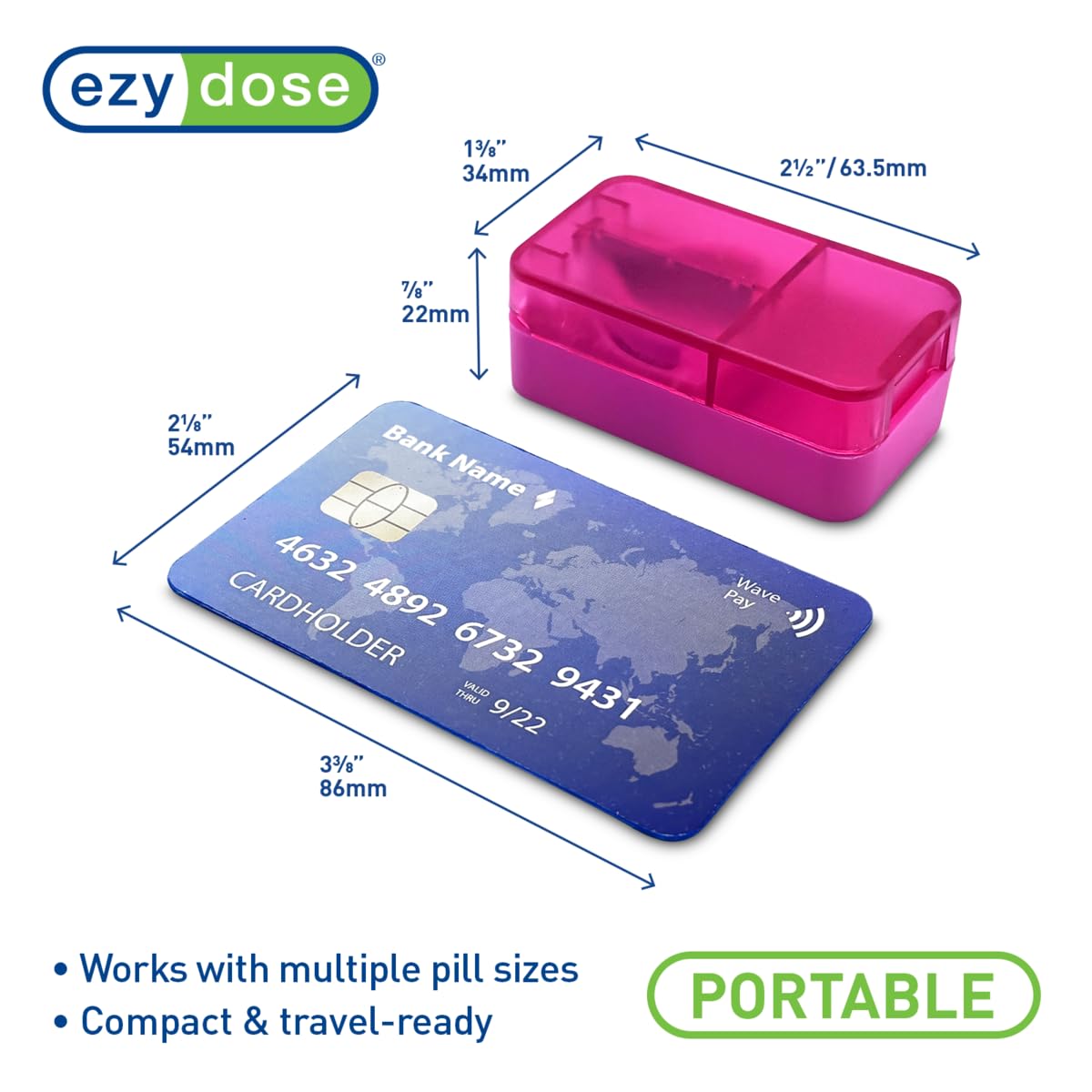 Ezy Dose® Portable Pill Cutter
