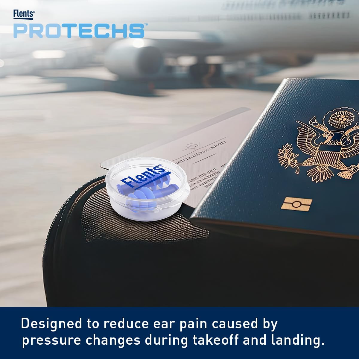 Flents® PressureEase Earplugs Designed for Flying