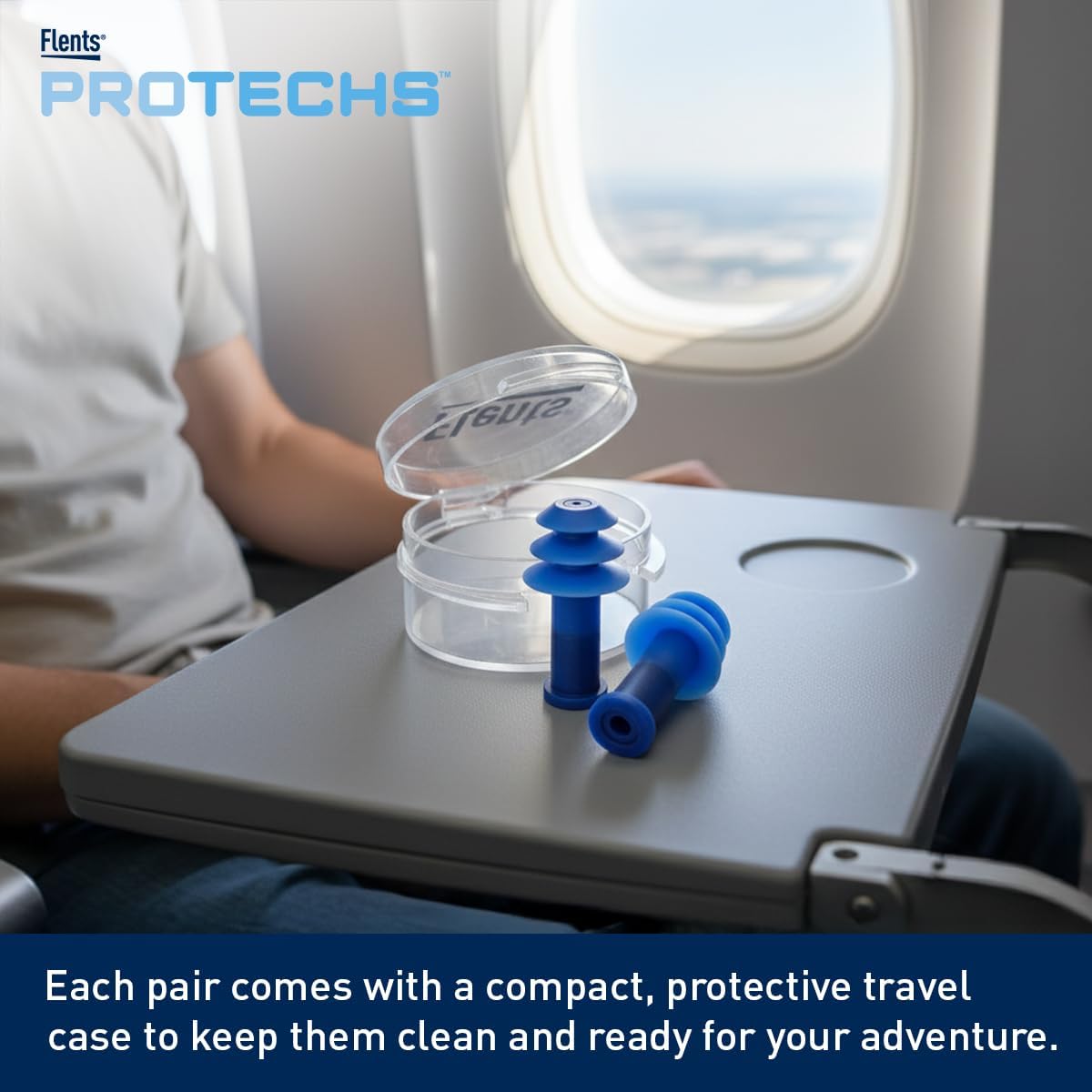 Flents® PressureEase Earplugs Designed for Flying