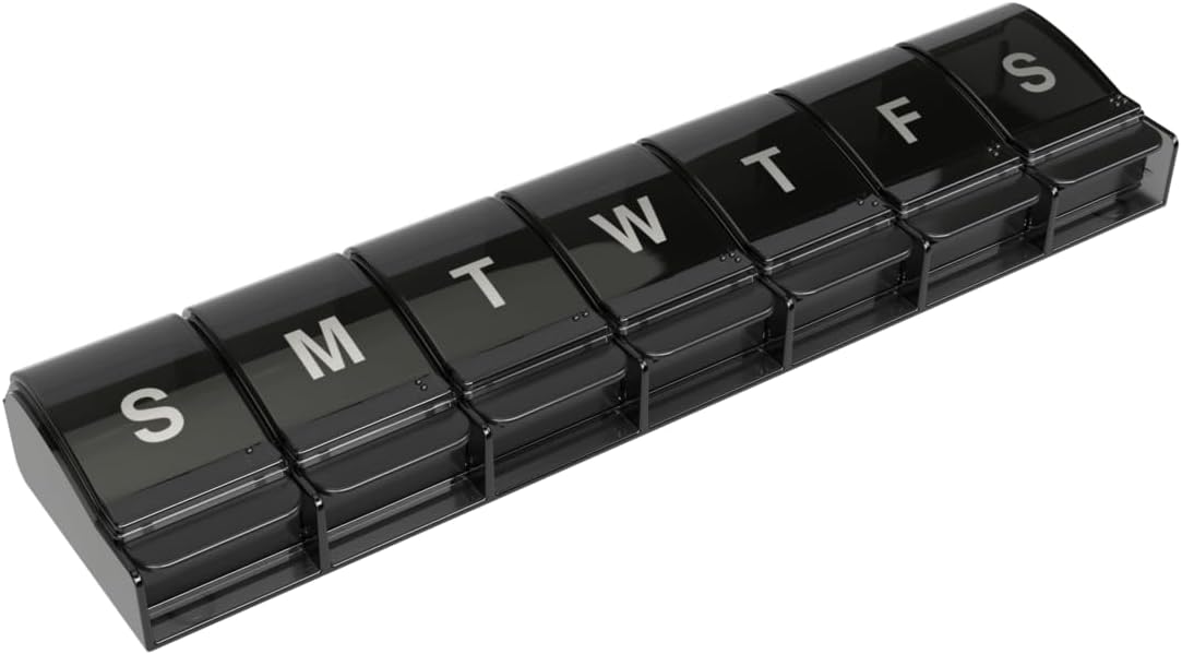 Ezy Dose® Push Button Weekly Pill Organizer