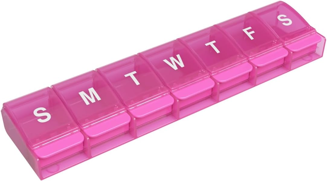 Ezy Dose® Push Button Weekly Pill Organizer