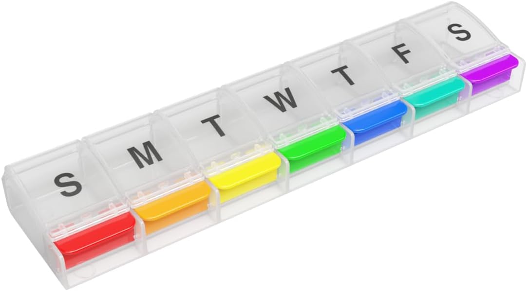 Ezy Dose® Push Button Weekly Pill Organizer