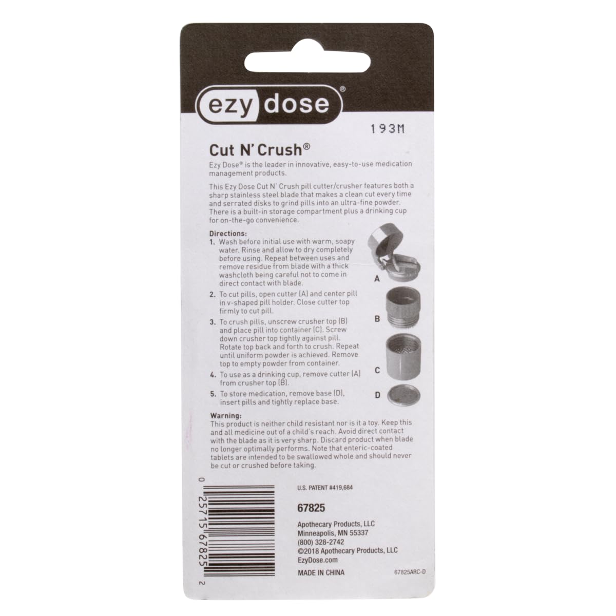 Ezy Dose® Deluxe Cut N' Crush®
