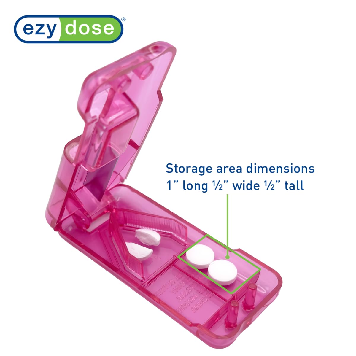 Ezy Dose® Pocket Pill Cutter and Splitter with Dispenser