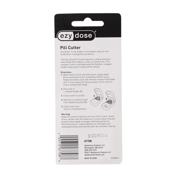 Portable Pill Cutter directions