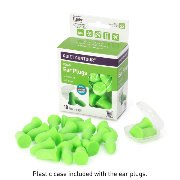 10 pair per box - Quiet Contour® Ear Plugs