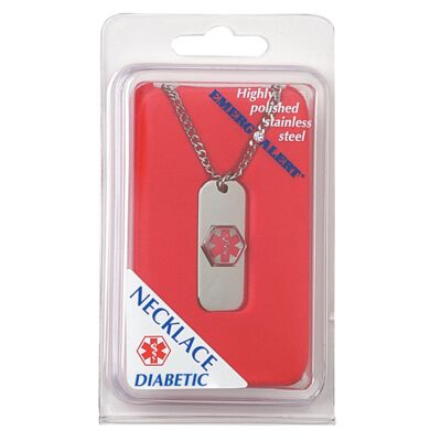 Apothecary Products Diabetic Medical Alert Necklace