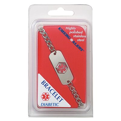 Apothecary Products Diabetic Medical Alert Bracelet