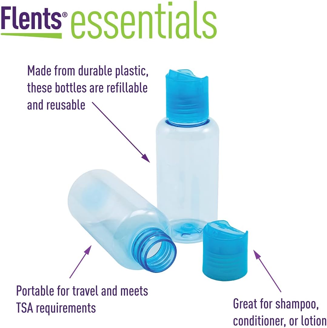 Flents® 3 fl oz Spray and Disc Travel Bottles (12 Pack)