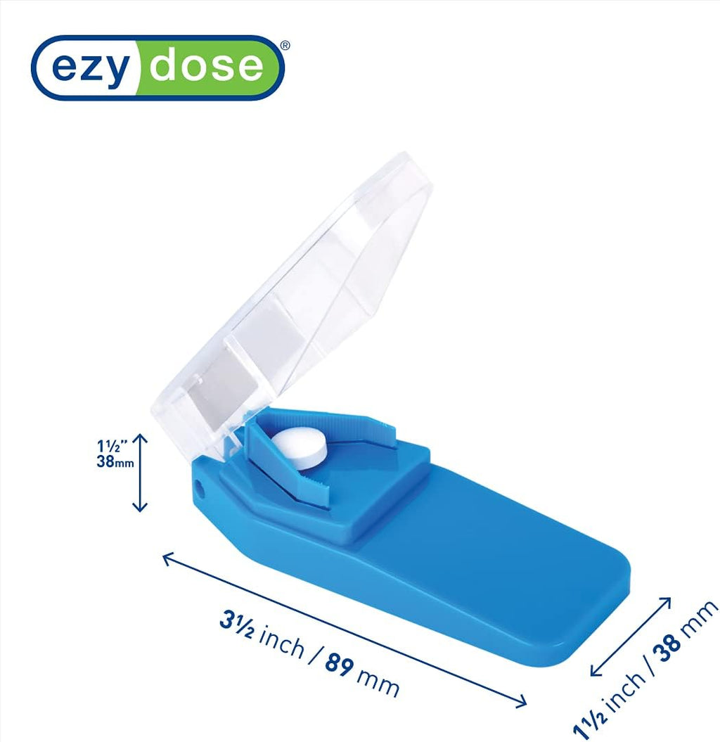 Ezy Dose® Medication Management Bundle (Weekly AM/PM Pill Organizer, Pill Cutter and Pill Crusher)