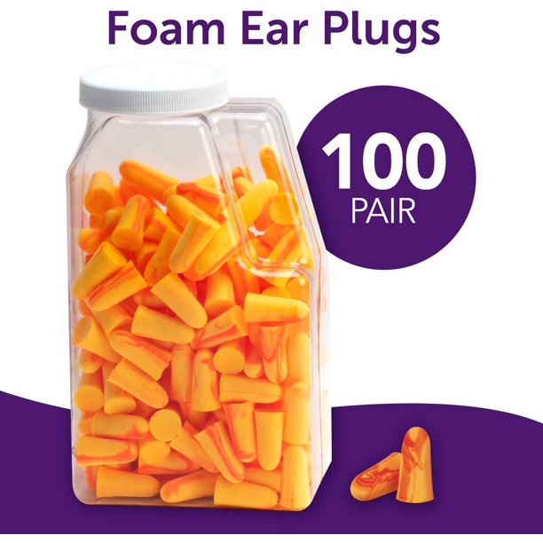 100 Pair Flents Protechs Foam Ear Plugs | Apothecary Brands