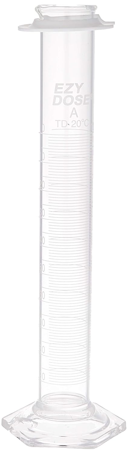 Apothecary Products 100 mL Graduated Cylinder, Class A Double Scale, Calibrated, Glass