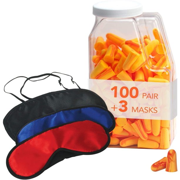 Super Sleep Kit from Apothecary Brands | Foam Ear Plugs and Eye Masks