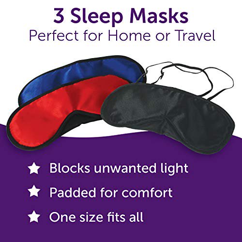 3 Sleep Eye Masks for Home or Travel | Apothecary Brands