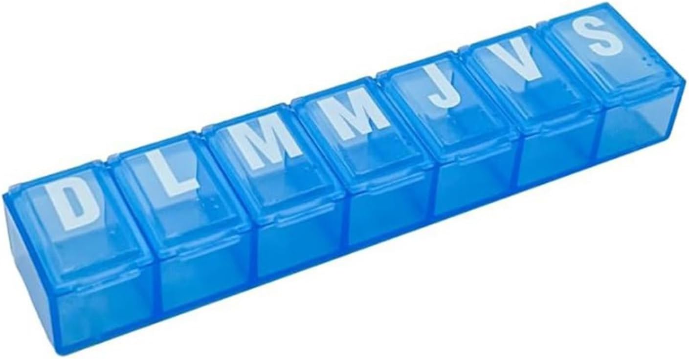 Ezy Dose® Classic Weekly Pill Organizer, Spanish (Small)