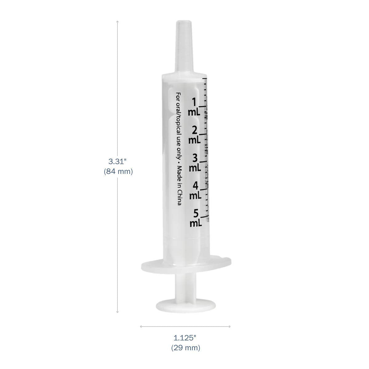 Ezy Dose® 5 mL/1 TSP Oral Syringe & Dispenser (pack of 50)